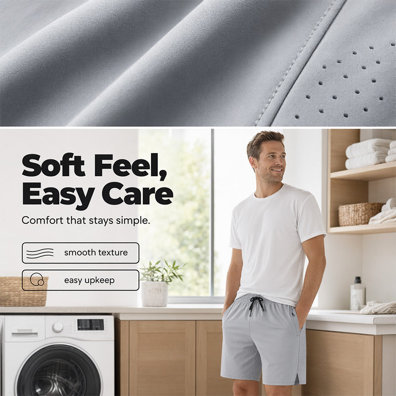 🩳 50% DE RÉDUCTION ⚡ Short de sport séchage rapide – Poches zippées & tissu respirant – Idéal pour la course, le fitness ou les activités outdoor – léger, confortable & pratique 🏃‍♂️🌿✨