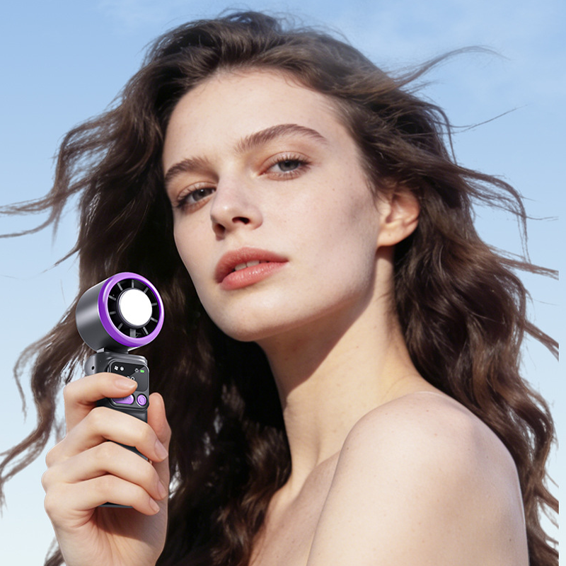 ❄️🌬️ 50 % DE RÉDUCTION ! Ventilateur portable avec plaque de refroidissement à glace – Refroidissement par évaporation, 3 vitesses et batterie rechargeable – Idéal pour les journées chaudes, au bureau et en extérieur ✨