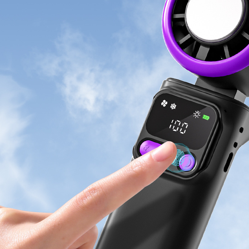 ❄️🌬️ 50 % DE RÉDUCTION ! Ventilateur portable avec plaque de refroidissement à glace – Refroidissement par évaporation, 3 vitesses et batterie rechargeable – Idéal pour les journées chaudes, au bureau et en extérieur ✨