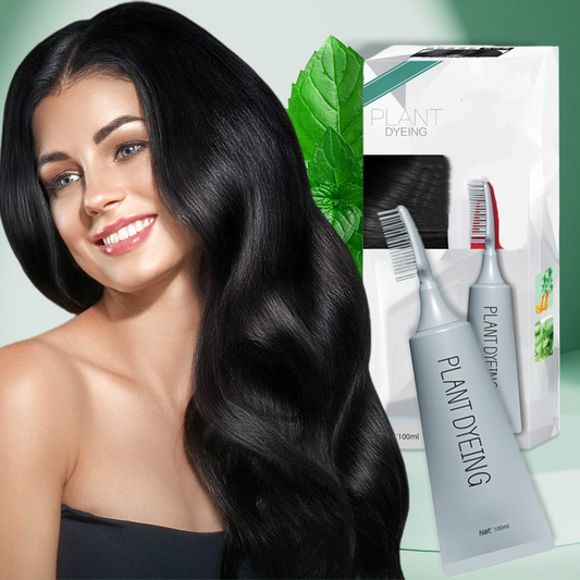 ✨ Coloration capillaire allemande à base de plantes pour des racines dignes d'un salon de coiffure – 100 % de puissance végétale, application facile et couverture des cheveux gris en 5 minutes 🌿