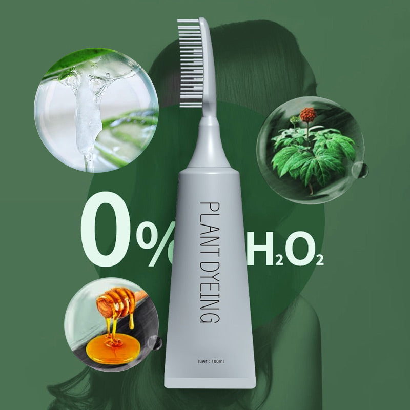✨ Coloration capillaire allemande à base de plantes pour des racines dignes d'un salon de coiffure – 100 % de puissance végétale, application facile et couverture des cheveux gris en 5 minutes 🌿