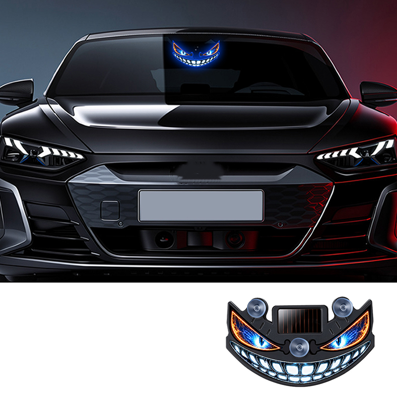 ☀️ 50% DE RÉDUCTION ! 🔴 Feu d’Avertissement LED Solaire Œil du Diable – Capteur de Vibration, Charge USB & Solaire – Universel – Améliore la Sécurité Routière – Installation Facile sur Pare-Brise ou Lunette Arrière 🚗⚠️✨