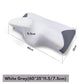 🦋 Oreiller en mousse à mémoire de forme en forme de papillon🛏Soutien ergonomique et alignement de la colonne vertébrale · Adapté à toutes les positions de sommeil
