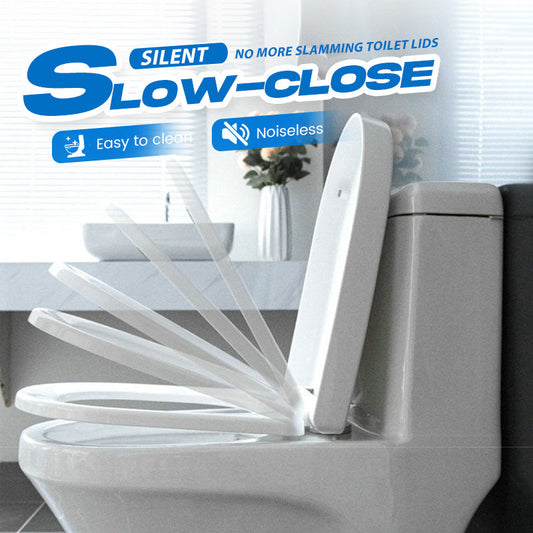 🚽💤 50 % DE RÉDUCTION ! Abattant de WC à fermeture progressive – Fini les claquements. Charnières à démontage rapide, faciles à retirer. Compatible avec les formes U, V et O. Une amélioration pour une salle de bains plus paisible ! 🛁✅