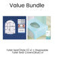 🚽💤 50 % DE RÉDUCTION ! Abattant de WC à fermeture progressive – Fini les claquements. Charnières à démontage rapide, faciles à retirer. Compatible avec les formes U, V et O. Une amélioration pour une salle de bains plus paisible ! 🛁✅
