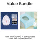 🚽💤 50 % DE RÉDUCTION ! Abattant de WC à fermeture progressive – Fini les claquements. Charnières à démontage rapide, faciles à retirer. Compatible avec les formes U, V et O. Une amélioration pour une salle de bains plus paisible ! 🛁✅