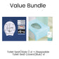 🚽💤 50 % DE RÉDUCTION ! Abattant de WC à fermeture progressive – Fini les claquements. Charnières à démontage rapide, faciles à retirer. Compatible avec les formes U, V et O. Une amélioration pour une salle de bains plus paisible ! 🛁✅