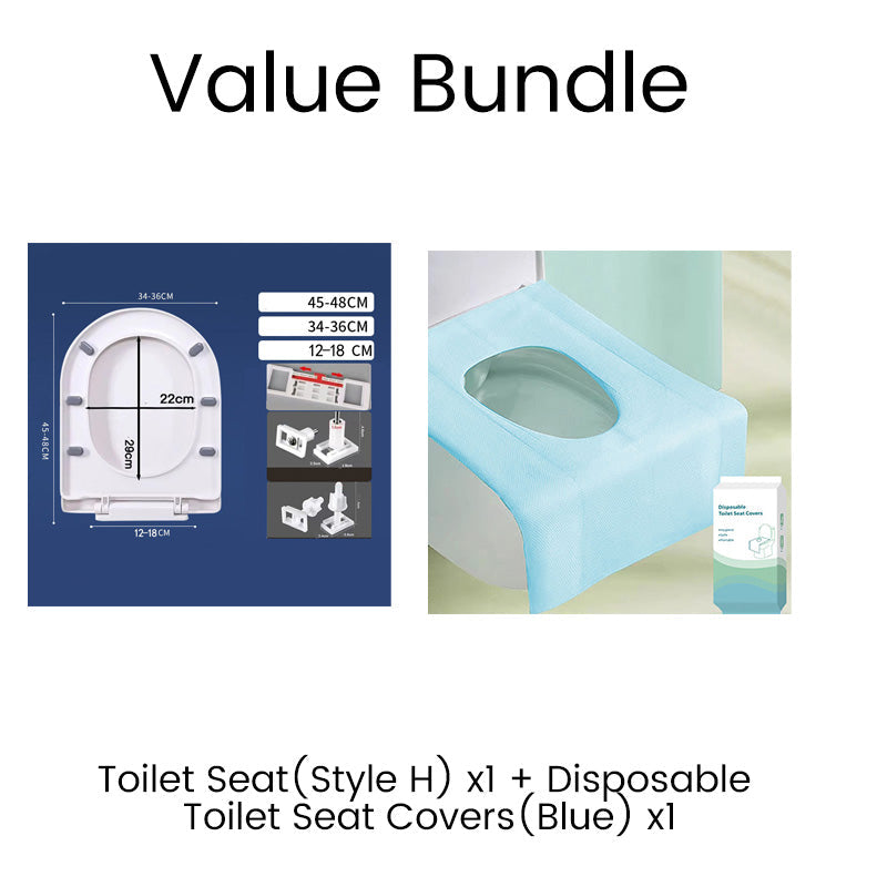 🚽💤 50 % DE RÉDUCTION ! Abattant de WC à fermeture progressive – Fini les claquements. Charnières à démontage rapide, faciles à retirer. Compatible avec les formes U, V et O. Une amélioration pour une salle de bains plus paisible ! 🛁✅