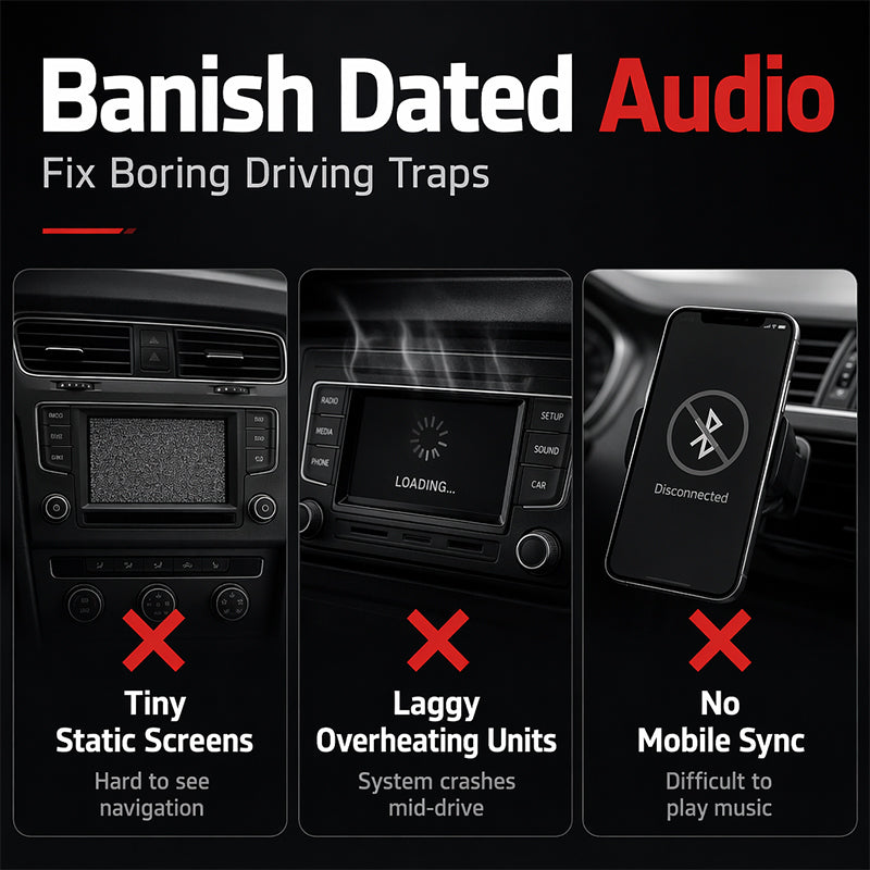 📻 Autoradio à écran tactile | Écran tactile 7 pouces · Mains libres Bluetooth · USB/SD/AUX · Caméra de recul
