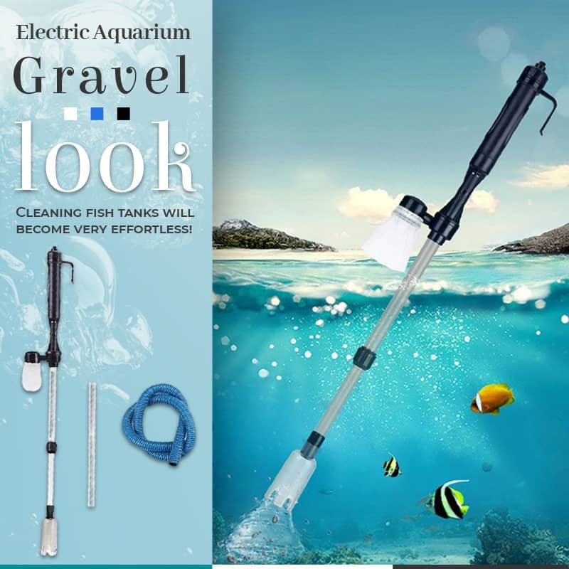 🐠🔋 Aspirateur de fond électrique pour aquarium – Nettoie le gravier et renouvelle l’eau en même temps, puissant et silencieux, l’entretien du bac devient un jeu d’enfant 💧⚡
