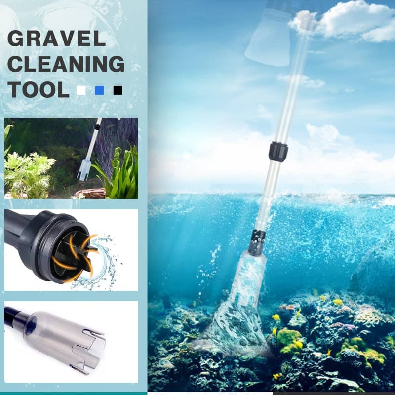 🐠🔋 Aspirateur de fond électrique pour aquarium – Nettoie le gravier et renouvelle l’eau en même temps, puissant et silencieux, l’entretien du bac devient un jeu d’enfant 💧⚡