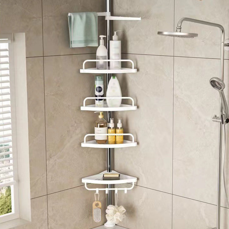 🧼🚿 Rangement salle de bain anti-rouille – Tiges en acier inoxydable, paniers amovibles, clipsables et lavables, évitez les fonds de bouteille gluants et les traces de calcaire tenaces 🔍🧽