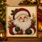 🎄🎅 Kit de peinture de Noël à perles et strass, loisir créatif pour enfants et adultes, décoration festive brillante pour les fêtes ✨