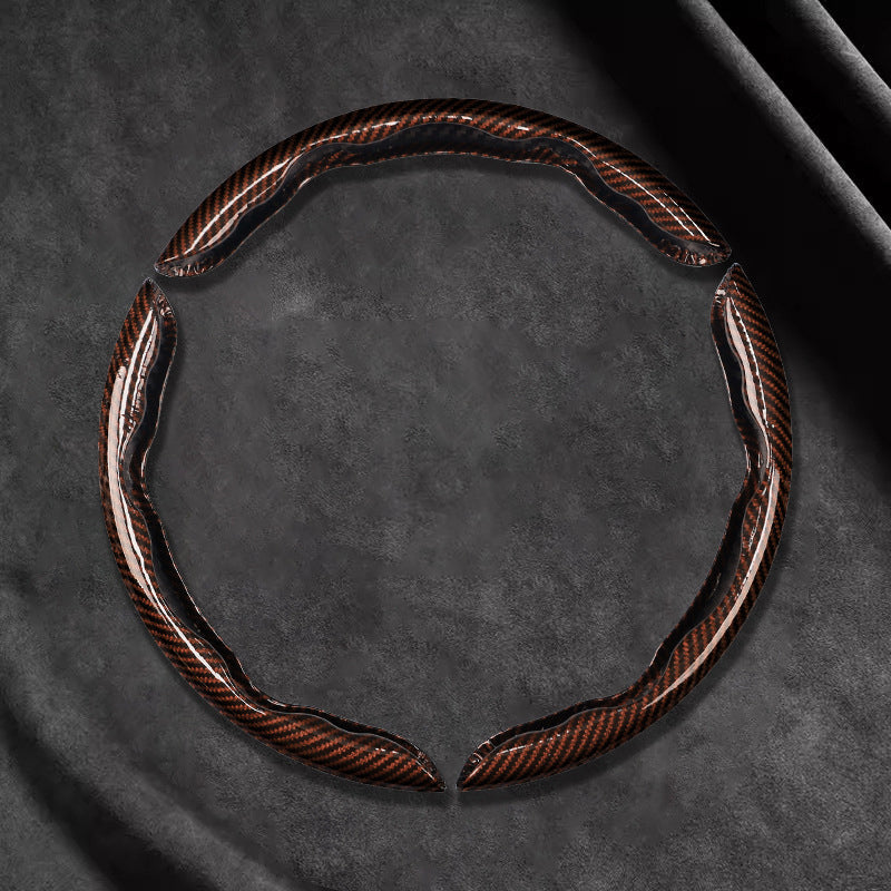 🏎️ 50% RABATT! 🎮 Universellt rattöverdrag i kolfiber – ergonomisk fjärilsdesign, halkskyddad och snabbmonterad – för bättre grepp och kontroll 🏁