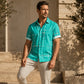 ☀️ 50% DE RÉDUCTION ! 👔 Chemise Homme Imprimé Géométrique – Mélange – Coupe Ample & Douceur Été for Vacances