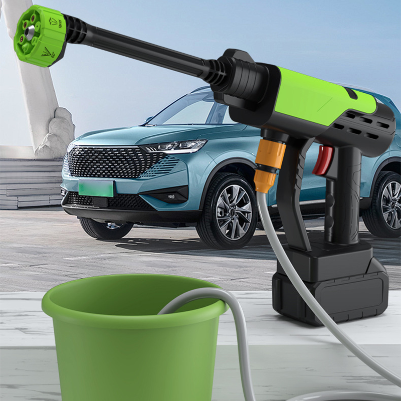 🚗 50% DE RÉDUCTION ! 💦 Nettoyeur Haute Pression Sans Fil – Plastique Haute Qualité – Turbo & Buse Rotative for Voiture & Jardin