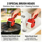 🧹 50 % DE RÉDUCTION EN CE MOMENT ! 🔥 Nettoyeur pour barbecue électrique – Brosse rotative à 700 tr/min, sans fil et avec têtes interchangeables 🥩