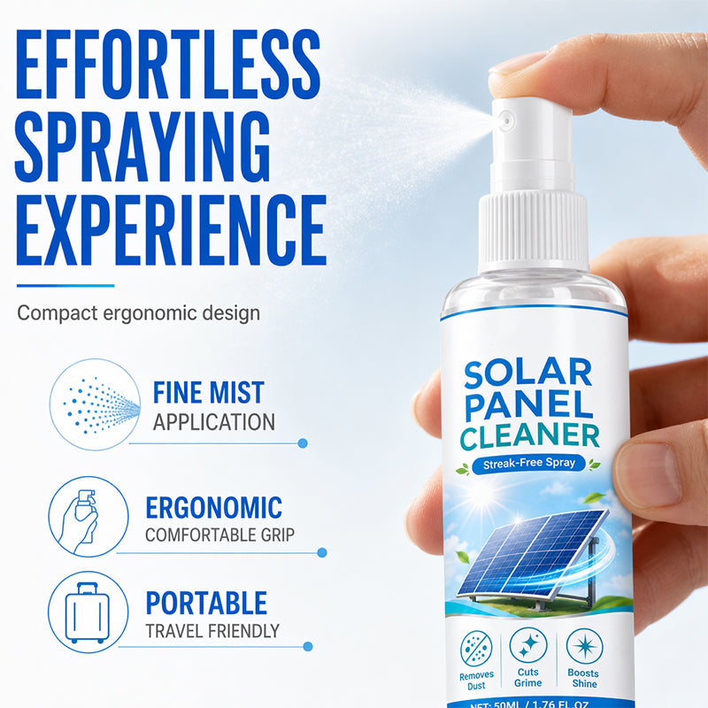 🛒 50 % DE RÉDUCTION EN CE MOMENT ! ☀️ Spray nettoyant avancé pour panneaux solaires – Élimine efficacement la saleté et améliore le rendement énergétique – Produit d'extérieur facile à utiliser 💧
