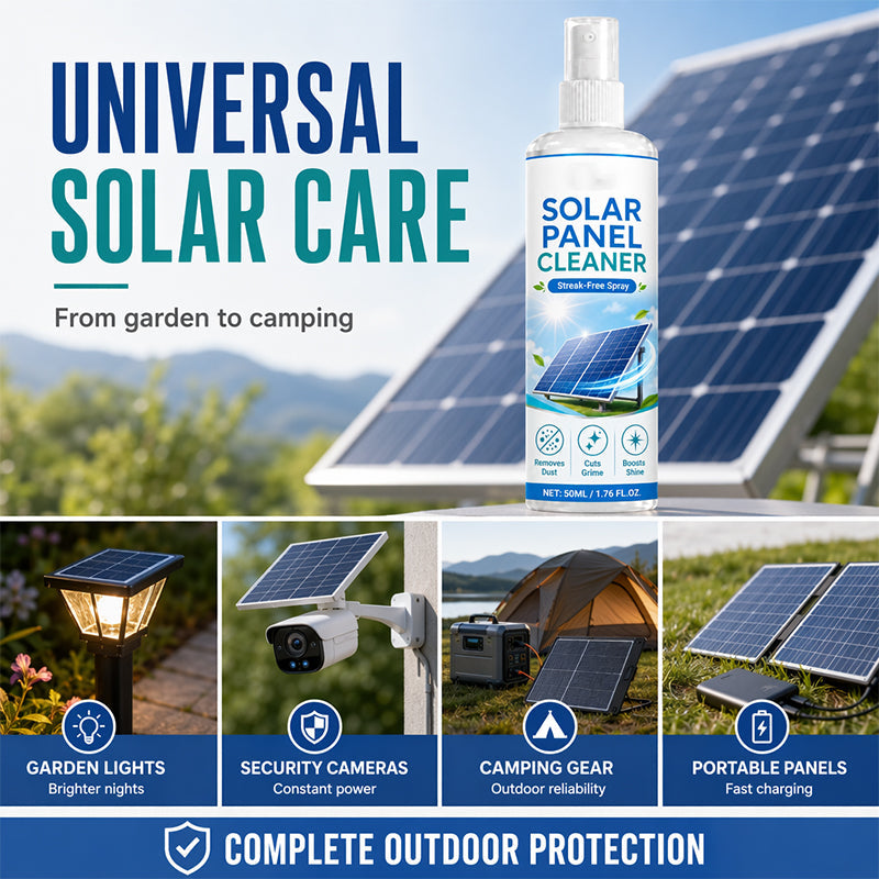 🛒 50 % DE RÉDUCTION EN CE MOMENT ! ☀️ Spray nettoyant avancé pour panneaux solaires – Élimine efficacement la saleté et améliore le rendement énergétique – Produit d'extérieur facile à utiliser 💧