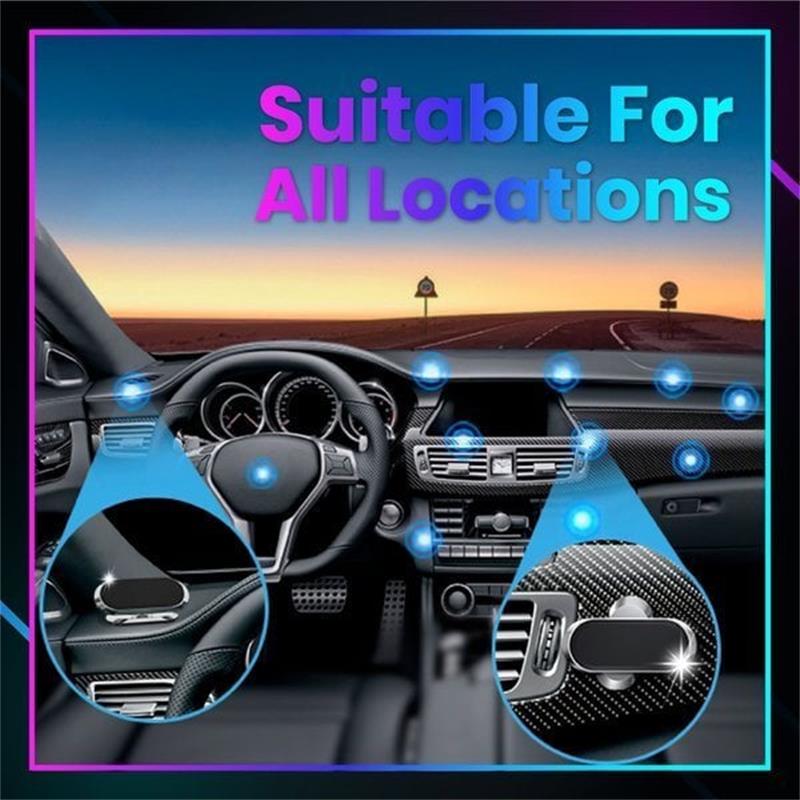 📢📢50% DE RÉDUCTION !! ⏰ Support Magnétique Ultra Flexible – Métal + Silicone ABS – Rotation 360° & Aimant Puissant pour Voiture & Maison