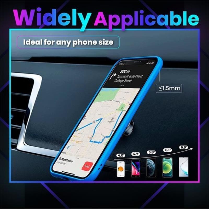 📢📢50% DE RÉDUCTION !! ⏰ Support Magnétique Ultra Flexible – Métal + Silicone ABS – Rotation 360° & Aimant Puissant pour Voiture & Maison