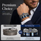 👑 50% DE RÉDUCTION ! 💎 Coffret 3 Bracelets Homme Design Couronne – Acier Inoxydable & Zircon AAA – PVD & Réglable 17–21 cm for Look Luxueux