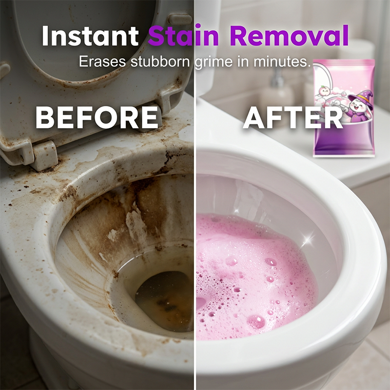 🎉 Soldes 2026 — Plus de 26000 Vendues ! 💰 Poudre nettoyante moussante pour cuvette WC pratique