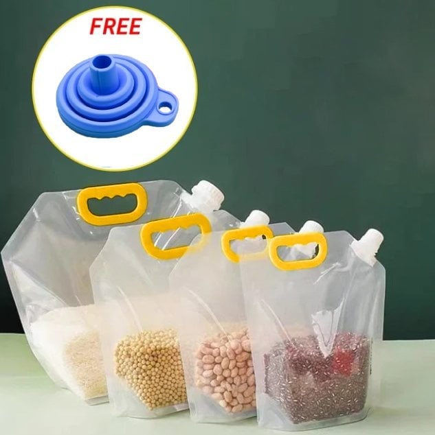 🛒50 % DE RÉDUCTION ! ⏰😍Sacs de rangement de grande capacité pour les céréales – Gardent les aliments au sec et les protègent des nuisibles, parfaits pour les réserves domestiques ✨