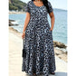 🐆 50 % DE RÉDUCTION ! 👗 Robe longue pour femme à motif léopard avec poches, robe décontractée à manches courtes – Confortable