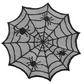 🎃50 % DE RÉDUCTION POUR UNE DURÉE LIMITÉE ! ⏰Ensemble de nappe et de sets de table aux motifs effrayants pour Halloween