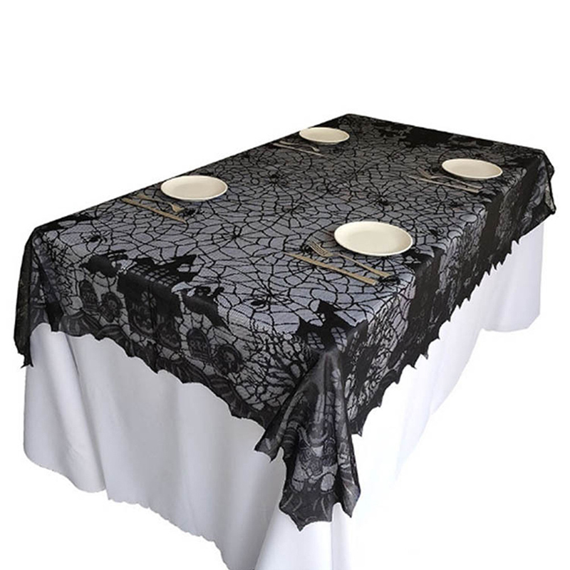 🎃50 % DE RÉDUCTION POUR UNE DURÉE LIMITÉE ! ⏰Ensemble de nappe et de sets de table aux motifs effrayants pour Halloween