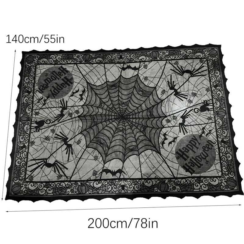 🎃50 % DE RÉDUCTION POUR UNE DURÉE LIMITÉE ! ⏰Ensemble de nappe et de sets de table aux motifs effrayants pour Halloween