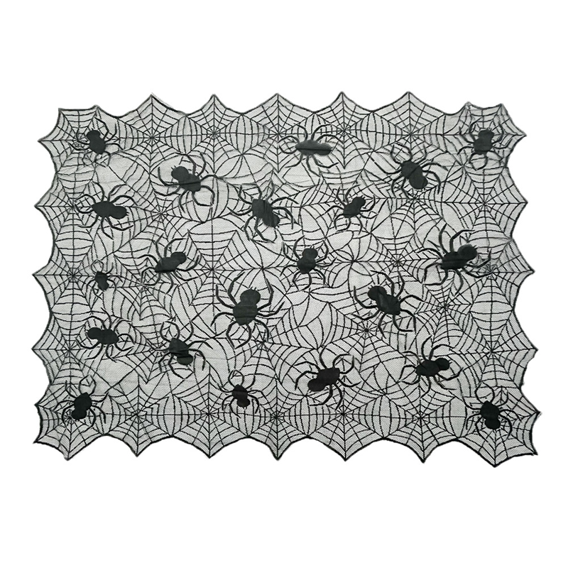 🎃50 % DE RÉDUCTION POUR UNE DURÉE LIMITÉE ! ⏰Ensemble de nappe et de sets de table aux motifs effrayants pour Halloween