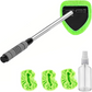 🚗PROMO FLASH 50% ! Kit nettoyage pare-brise manche télescopique🧽Tête 180°, sans trace, atteignez tous les coins
