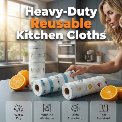 🧼 50 % DE RÉDUCTION EN CE MOMENT ! ✨ Lingette jetable – convient à toutes les surfaces, ne raye pas, ne peluche pas, absorbante et idéale pour le verre, les écrans ou la cuisine – à jeter après usage 🗑️