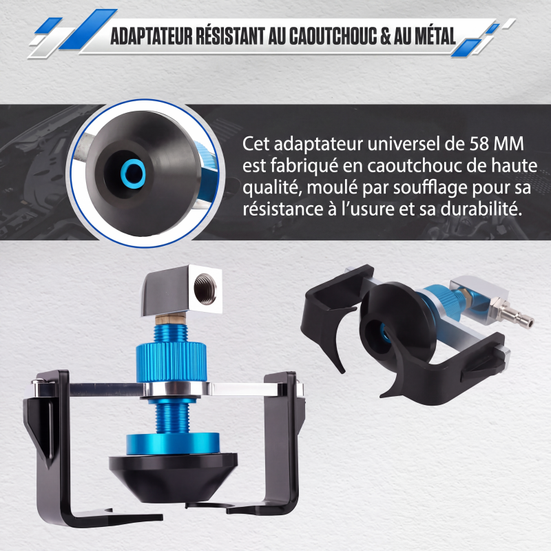 🎉 Soldes 2026 — Plus de 14 000 exemplaires vendus ! 🔧 Adaptateur universel de purge de frein – 58 mm compatible avec la plupart des véhicules, rotatif à 360°, changement de fluide réalisable seul ! ✨