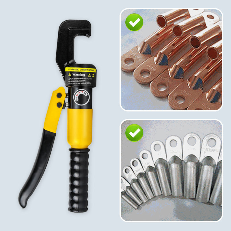 Outil de sertissage hydraulique à commande manuelle pour cosses de câble