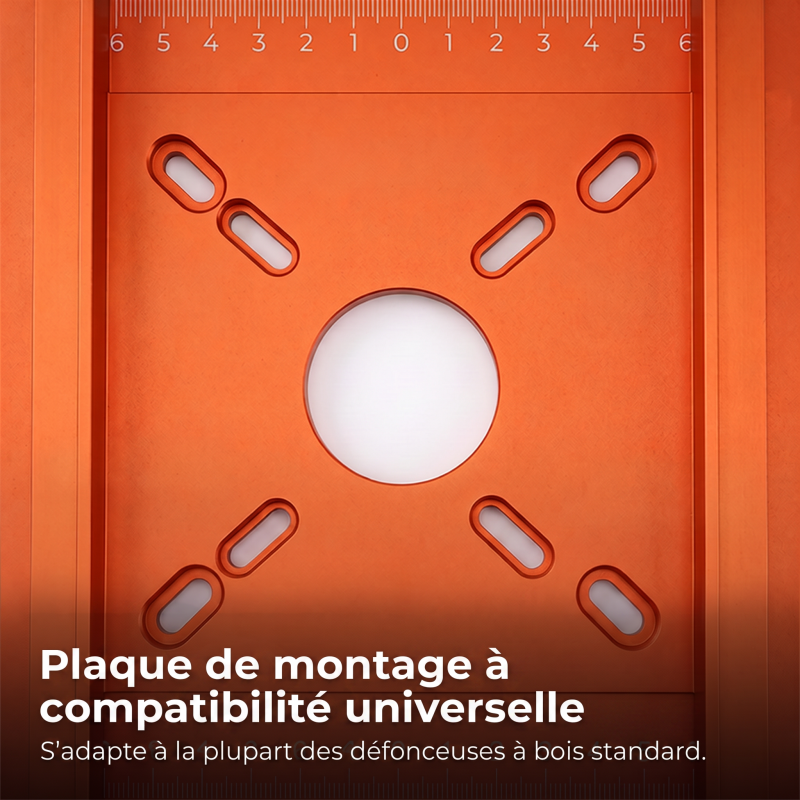 🔧 50 % DE RÉDUCTION ! ⚙️ Support de fraise en alliage d'aluminium pour rainurage – guidage de précision, construction robuste et compatibilité universelle – idéal pour le travail du bois professionnel et le bricolage 🛠️✨