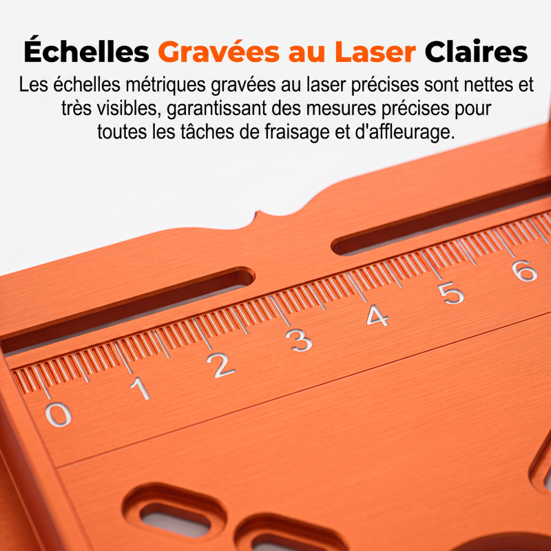 🔧 50 % DE RÉDUCTION ! ⚙️ Support de fraise en alliage d'aluminium pour rainurage – guidage de précision, construction robuste et compatibilité universelle – idéal pour le travail du bois professionnel et le bricolage 🛠️✨