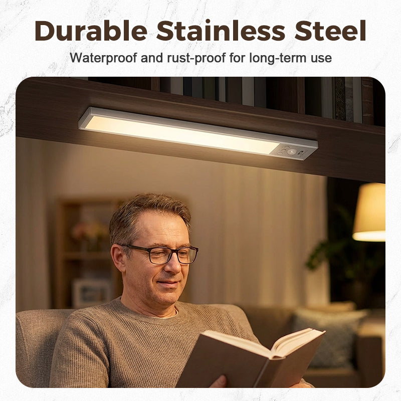 💡50 % DE RÉDUCTION✨ Lampe d'armoire à détecteur de mouvement, sans fil et rechargeable, pour la cuisine🏠