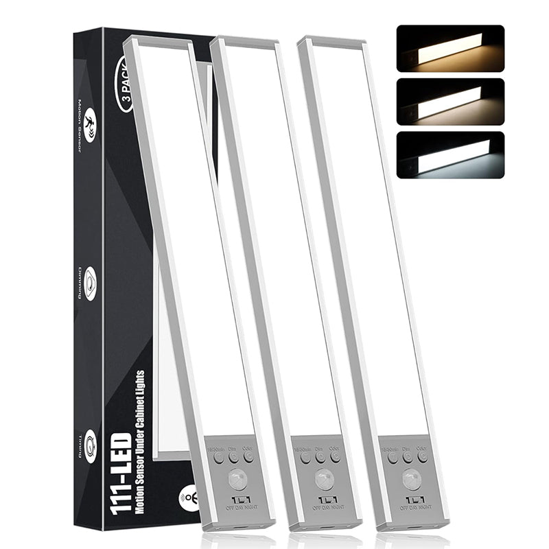 💡50 % DE RÉDUCTION✨ Lampe d'armoire à détecteur de mouvement, sans fil et rechargeable, pour la cuisine🏠