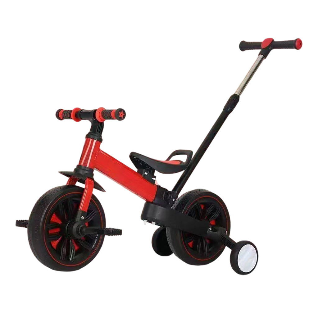 💥 50 % de réduction ! 🚲 Tricycle 3-en-1 pour enfants – poussette, tricycle et draisienne. Léger (2,8 kg) et pliable. Acier au carbone haute résistance, roues en EVA. Pour les enfants de 2 à 6 ans, poids max. 90 kg. Rouge/Bleu/Rose/Jaune 🛡️