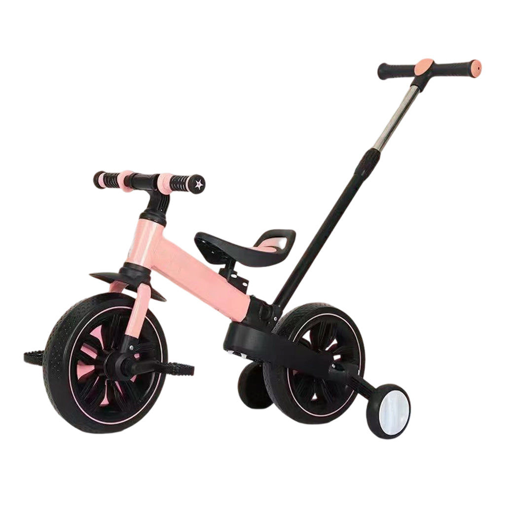💥 50 % de réduction ! 🚲 Tricycle 3-en-1 pour enfants – poussette, tricycle et draisienne. Léger (2,8 kg) et pliable. Acier au carbone haute résistance, roues en EVA. Pour les enfants de 2 à 6 ans, poids max. 90 kg. Rouge/Bleu/Rose/Jaune 🛡️