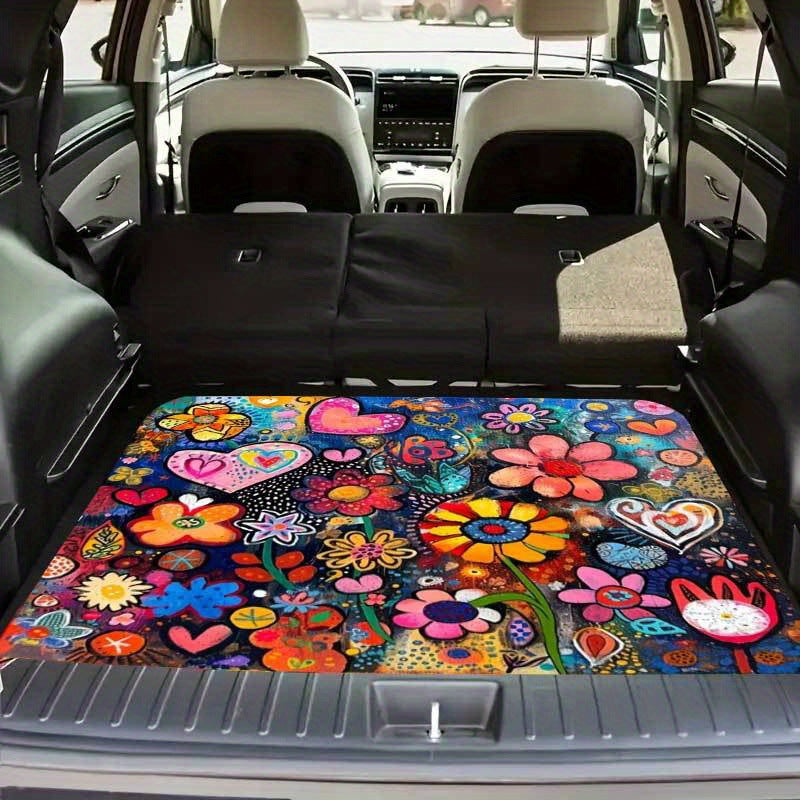 🚗🛡️ -60% ! 🌟Tapis de Coffre de Voiture Universel – Velours Cristal & Dessous Antidérapant.