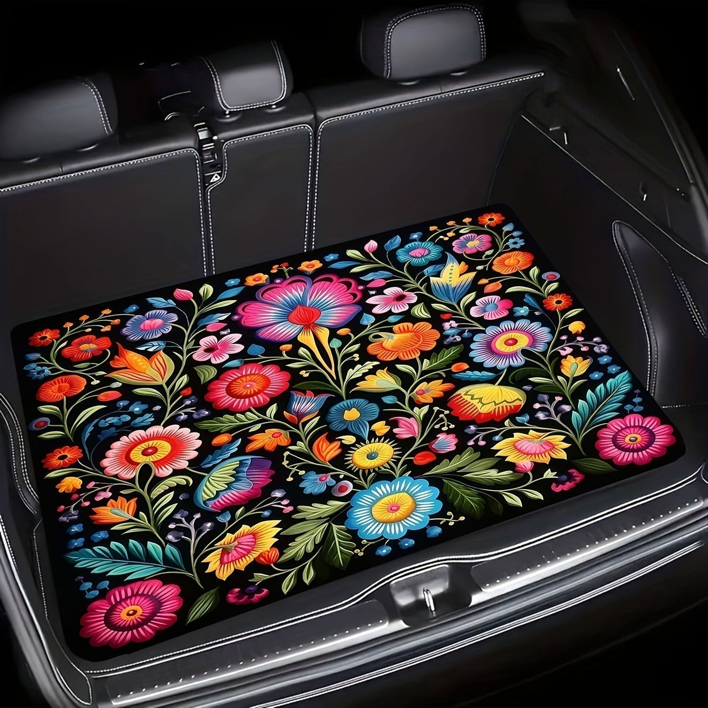🚗🛡️ -60% ! 🌟Tapis de Coffre de Voiture Universel – Velours Cristal & Dessous Antidérapant.