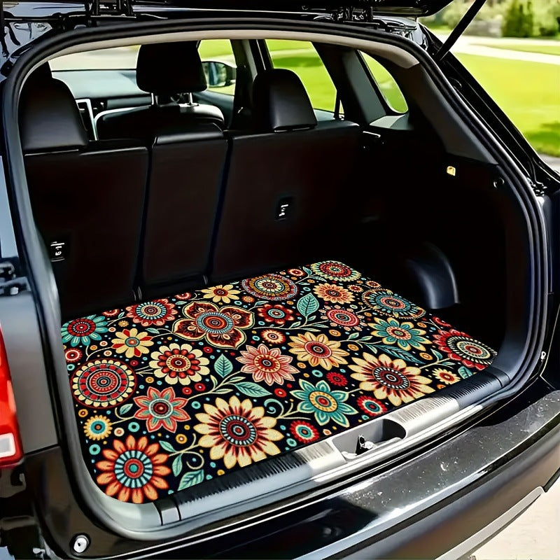 🚗🛡️ -60% ! 🌟Tapis de Coffre de Voiture Universel – Velours Cristal & Dessous Antidérapant.