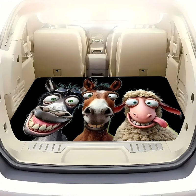 🚗🛡️ -60% ! 🌟Tapis de Coffre de Voiture Universel – Velours Cristal & Dessous Antidérapant.
