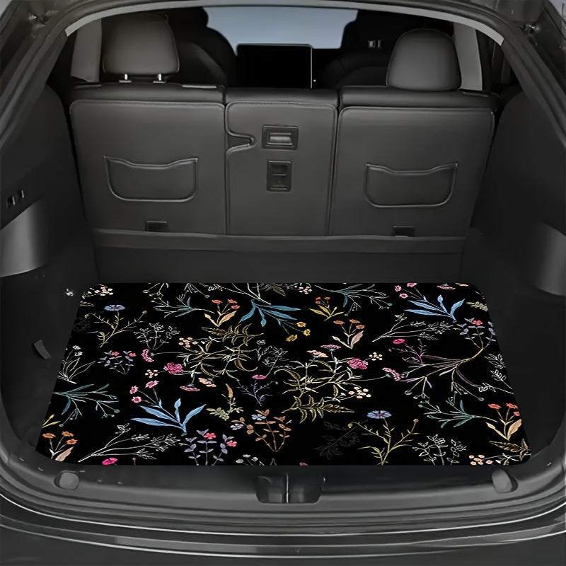🚗🛡️ -60% ! 🌟Tapis de Coffre de Voiture Universel – Velours Cristal & Dessous Antidérapant.