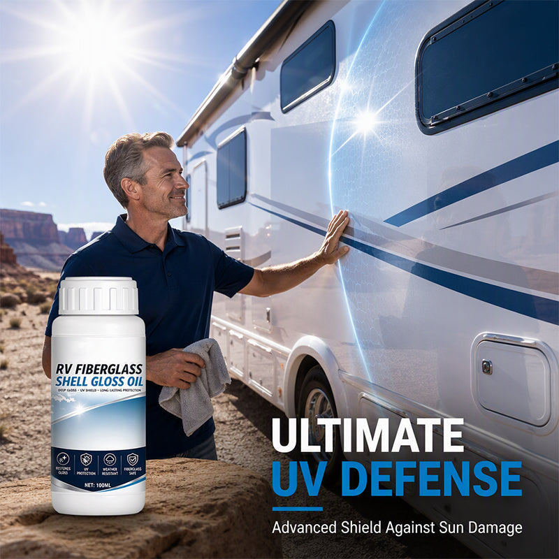 🚐💎 -60% ! 🛡️Restaurateur de Brillance pour Fibre de Verre – Protection UV & Barrière Anti-Intempéries pour Camping-Car.