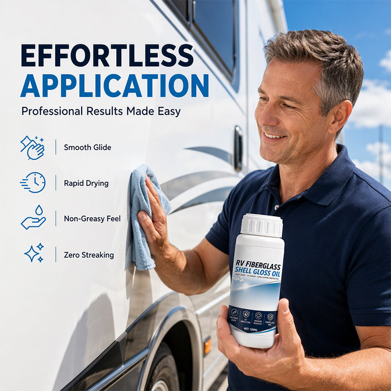 🚐💎 -60% ! 🛡️Restaurateur de Brillance pour Fibre de Verre – Protection UV & Barrière Anti-Intempéries pour Camping-Car.